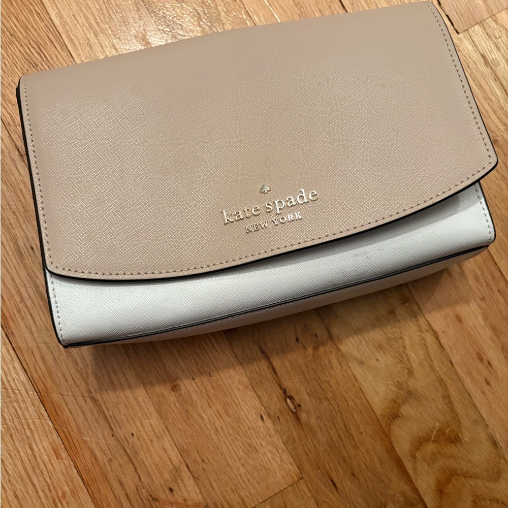 Kate Spade Beige and White Women's Bag